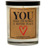 USA Made Kraft Label Snarky Candle - 10 OZ