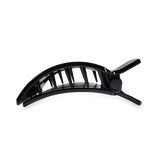 Teleties Medium Flat Square Hair Clip Jet Black