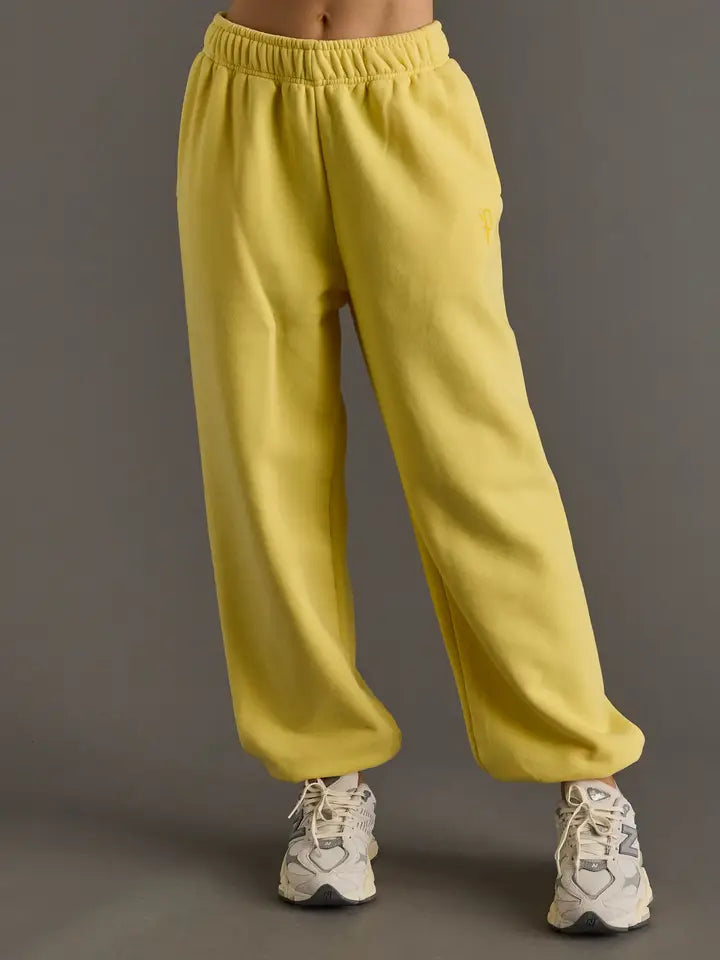 Relaxed Fit Sweatpants Yellow