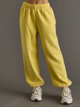 Relaxed Fit Sweatpants Yellow