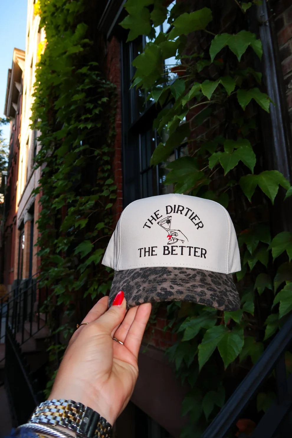 The Dirtier The Better Trucker Hat Leopard