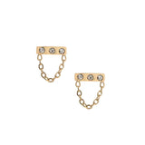 Screwback Stud Earrings - Channing