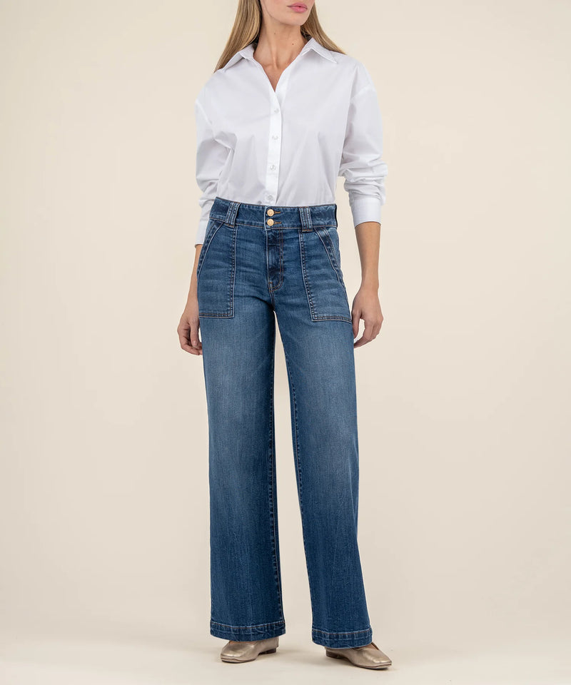 Jodi High Rise Wide Leg Jeans Fairness