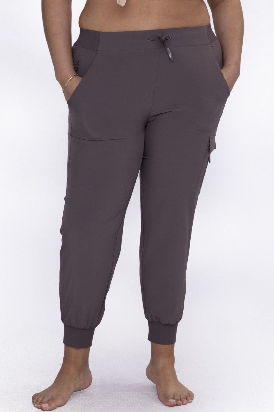 High Waist Active Joggers Cocoa