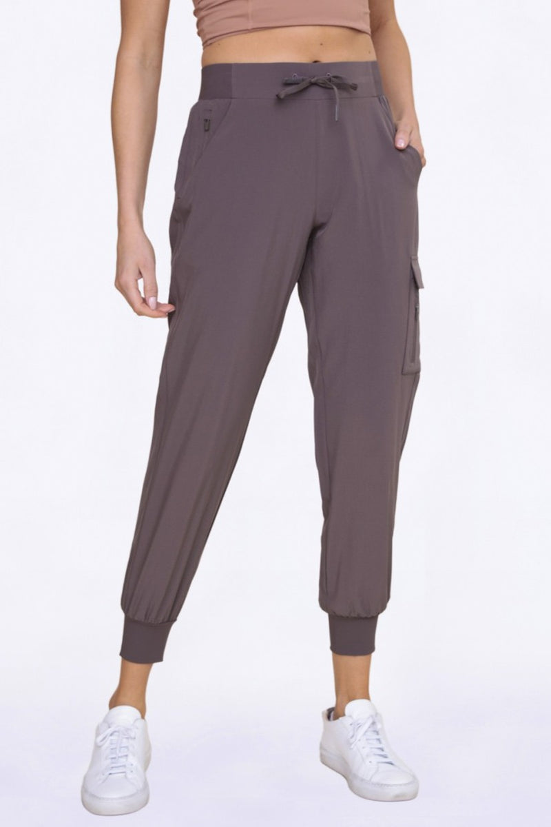 High Waist Active Joggers Cocoa