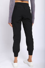 High Waist Active Joggers Black