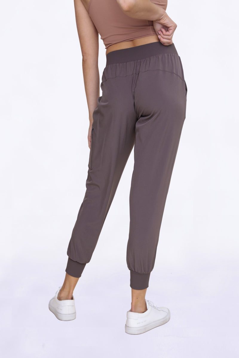 High Waist Active Joggers Cocoa