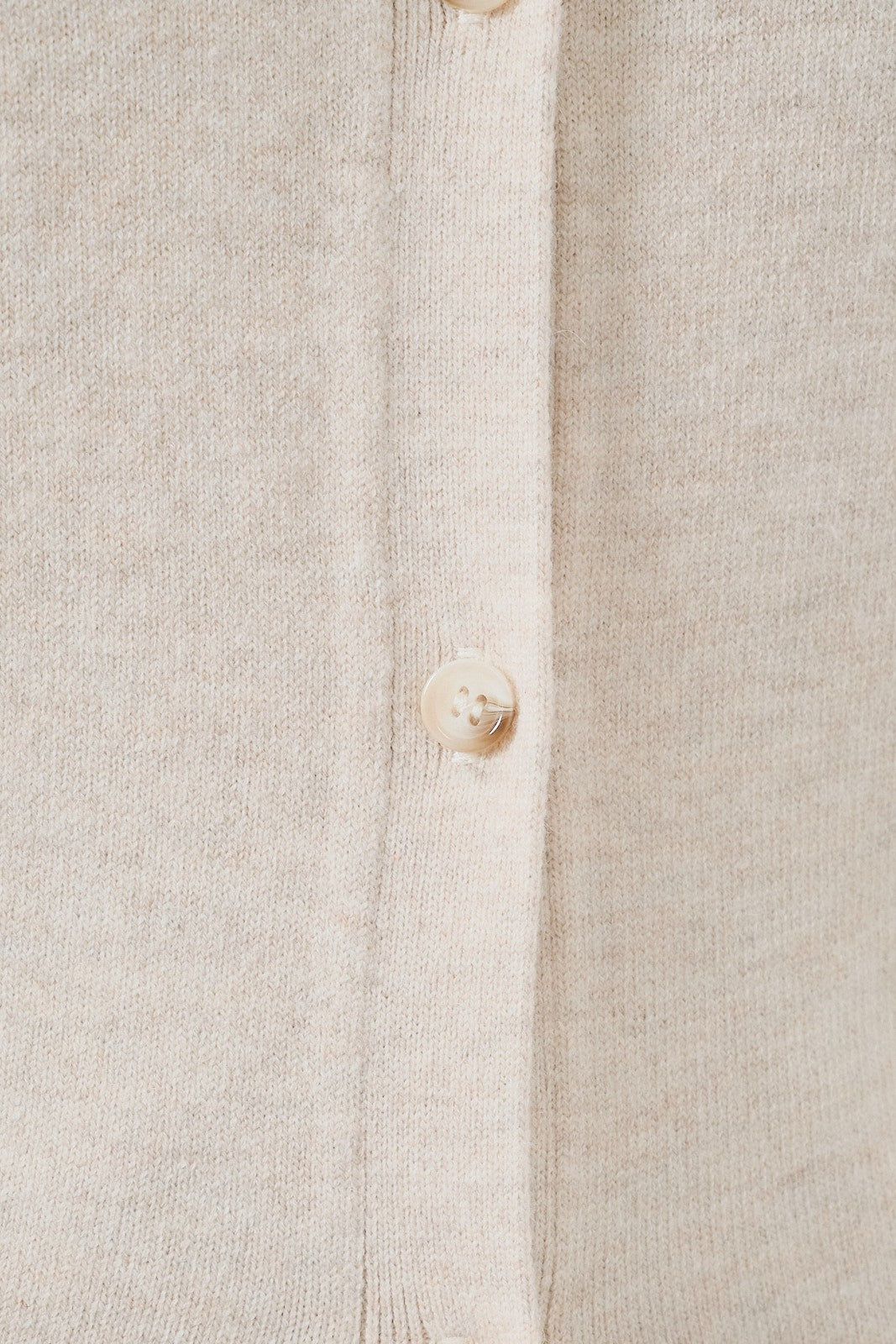 Ruched Sides Sweater Vest Oatmeal