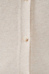 Ruched Sides Sweater Vest Oatmeal