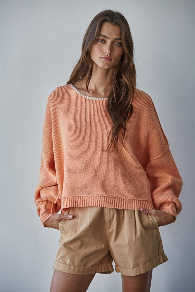 Vandelia Sweater Coral