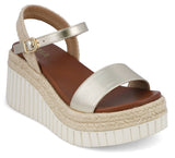 Yanis Platform Sandal Gold