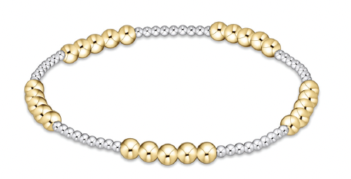 Classic Blissful Pattern 2mm Bead Bracelet