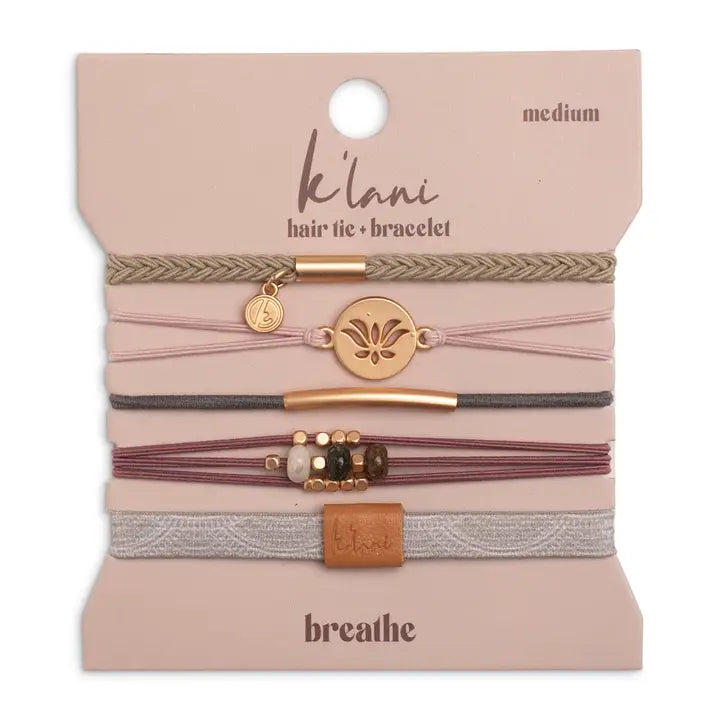 Hair Tie Bracelets Breathe | Medium