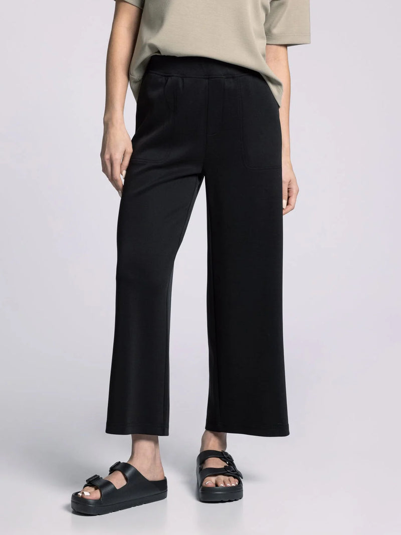 Mildred Cropped Pants Black