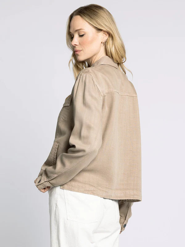 Jackie Relaxed Fit Jacket Taupe