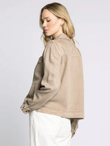 Jackie Relaxed Fit Jacket Taupe