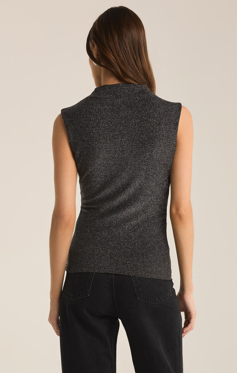 Libra Sparkle Sleeveless Top Stardust