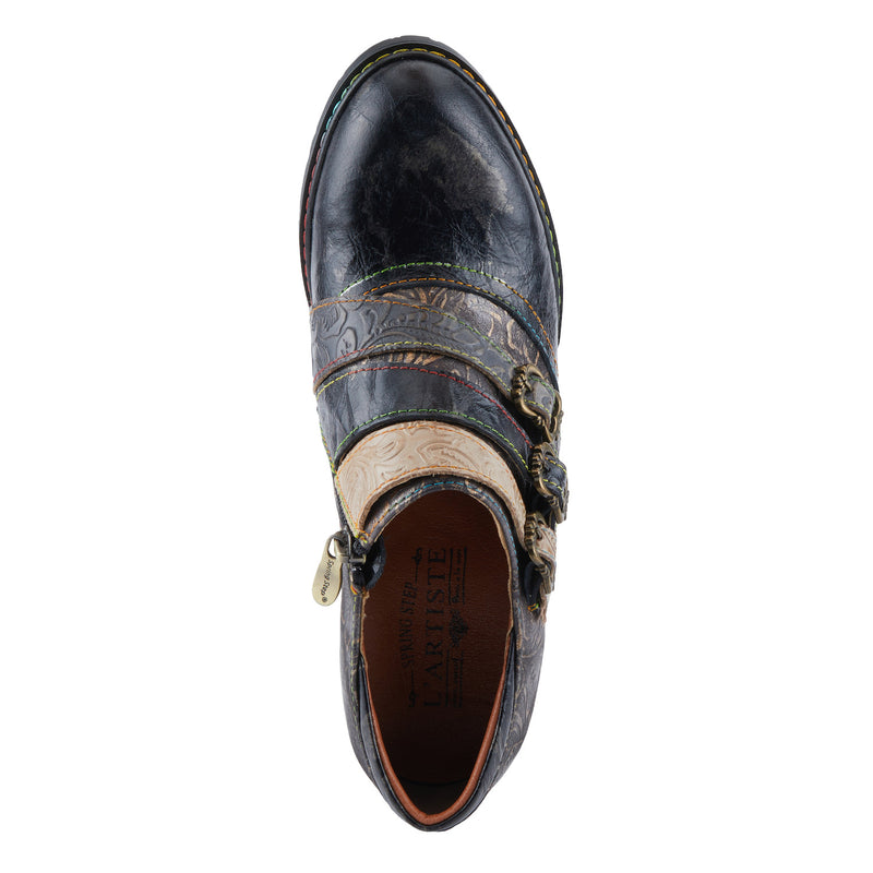 Graphic Heels Black Metallic