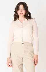 Pearl Detail Cardigan Pastel Pink