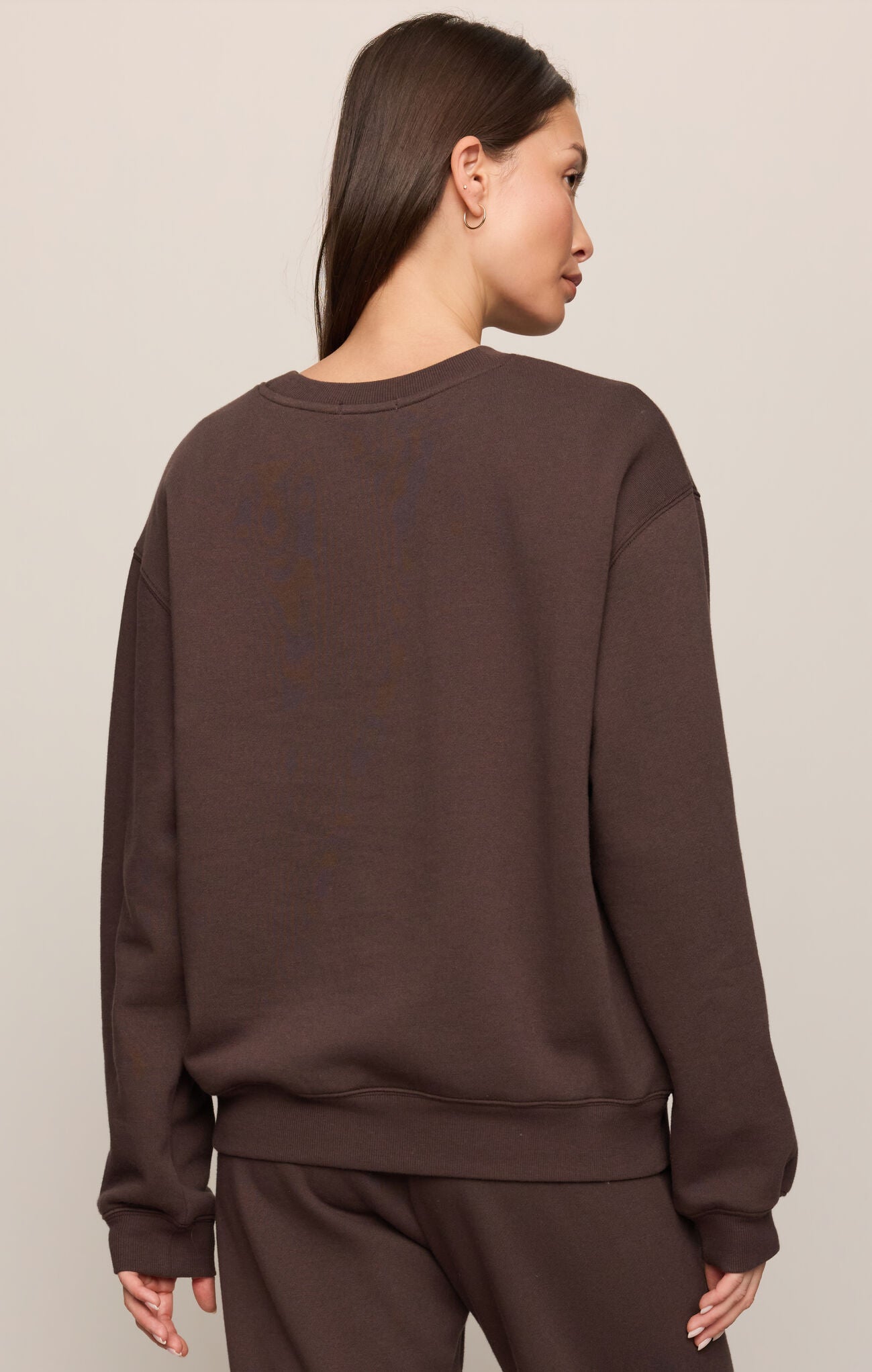 Boyfriend Sweatshirt Cocoa Bean
