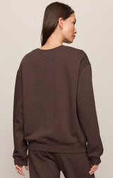 Boyfriend Sweatshirt Cocoa Bean