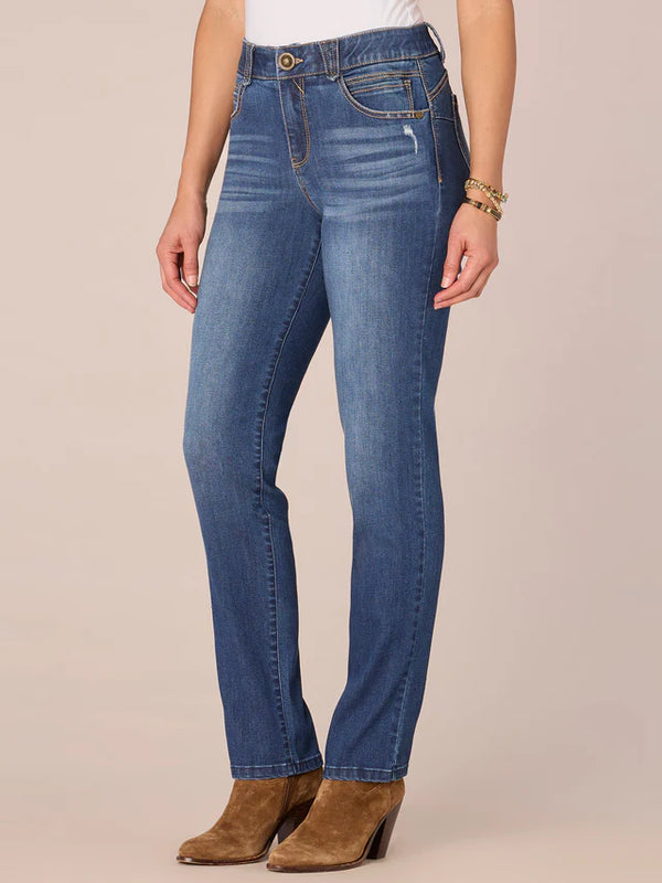 Ab Solution Straight Leg Jeans Blue Vintage