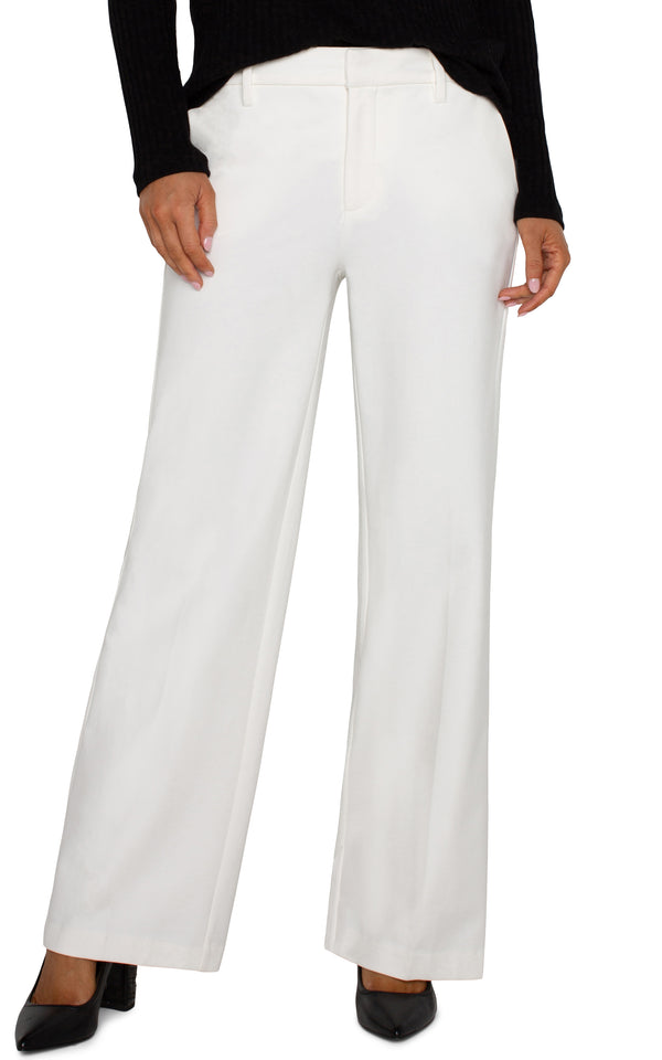 Kelsey 31" Wide Leg Trouser Vintage White