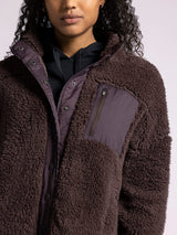 Kimble Sherpa Jacket Raisin