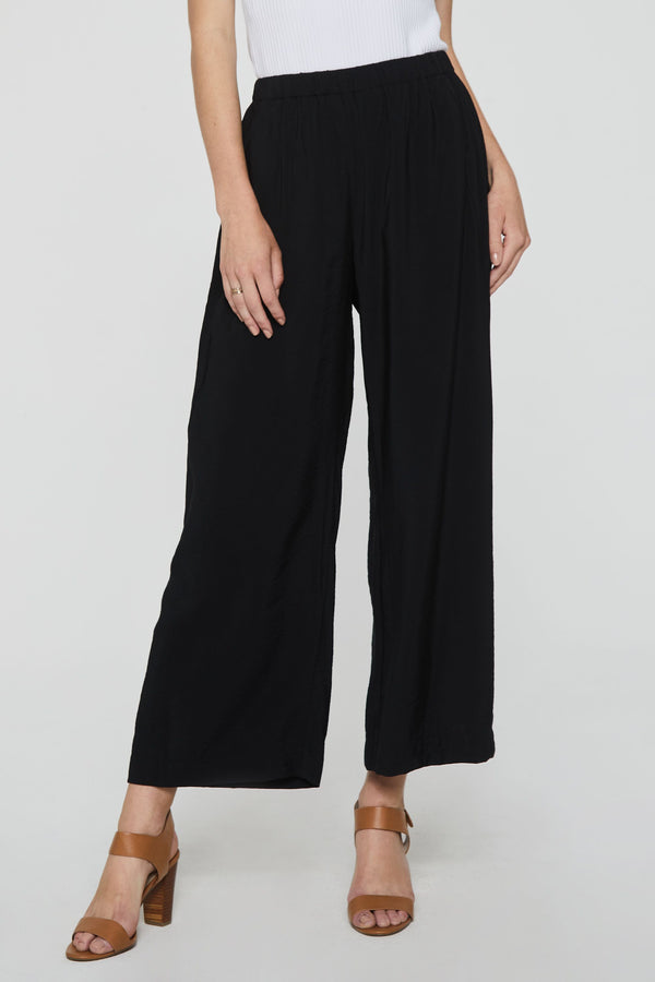 Paris Relaxed Pull On Pants Black