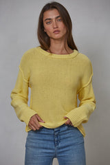 Hailee Sweater Creamy Yellow