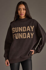 Game Day | Sunday Funday Reversible Sweatshirt Dark Gray