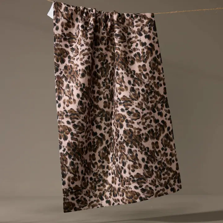 Geometry Tea Towel Umber