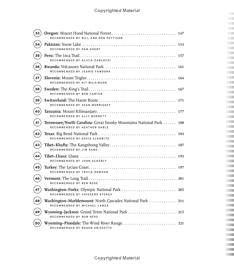 Fifty Places to Hike Before You Die Book