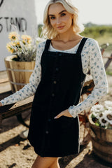 Montana Overall Dress Black Wash