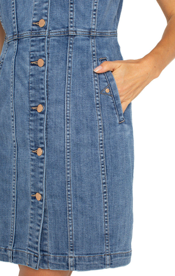 Trucker Denim Dress