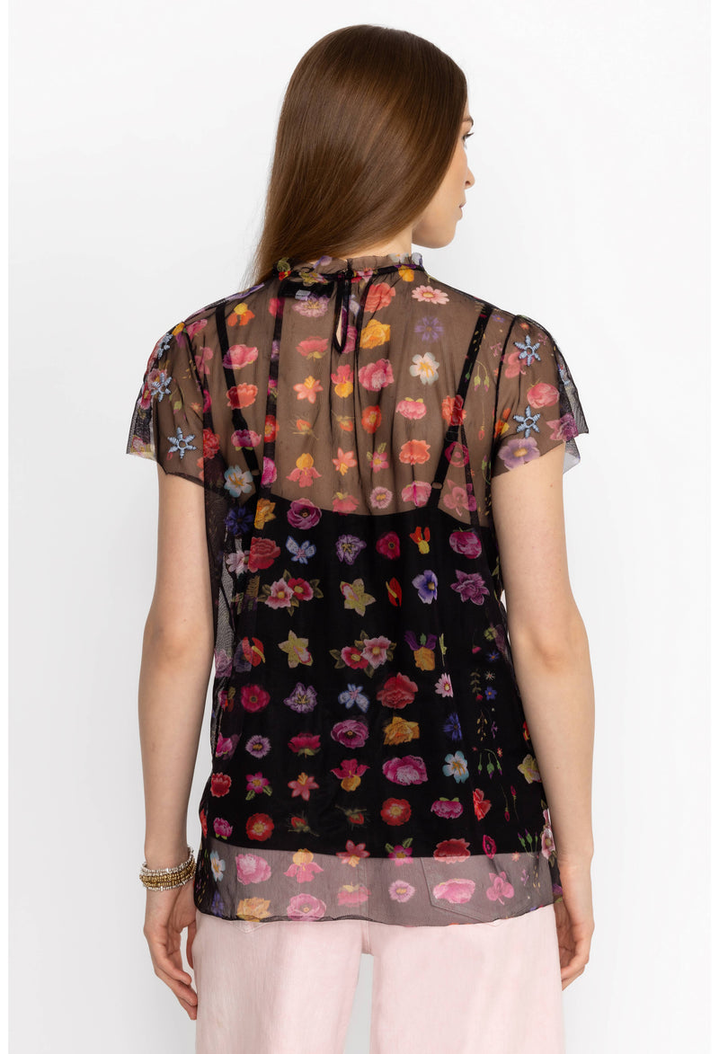 Rheia Mesh Blouse