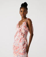 Adalina Sleeveless Ruffle Maxi Dress Dusty Lavender
