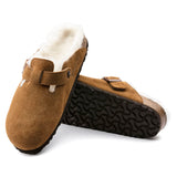 Boston Sherling Suede Clogs Mink