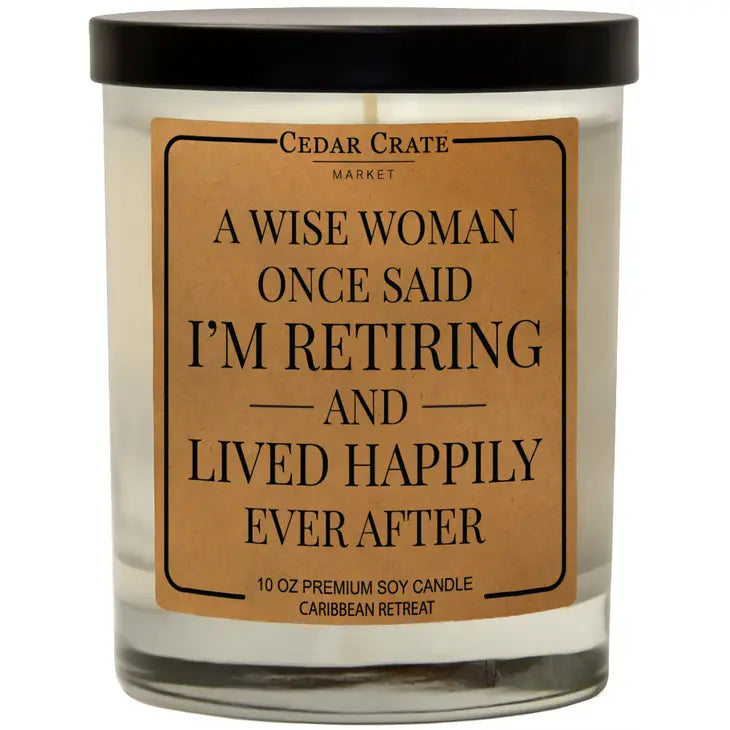 USA Made Kraft Label Snarky Candle - 10 OZ