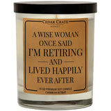 USA Made Kraft Label Snarky Candle - 10 OZ