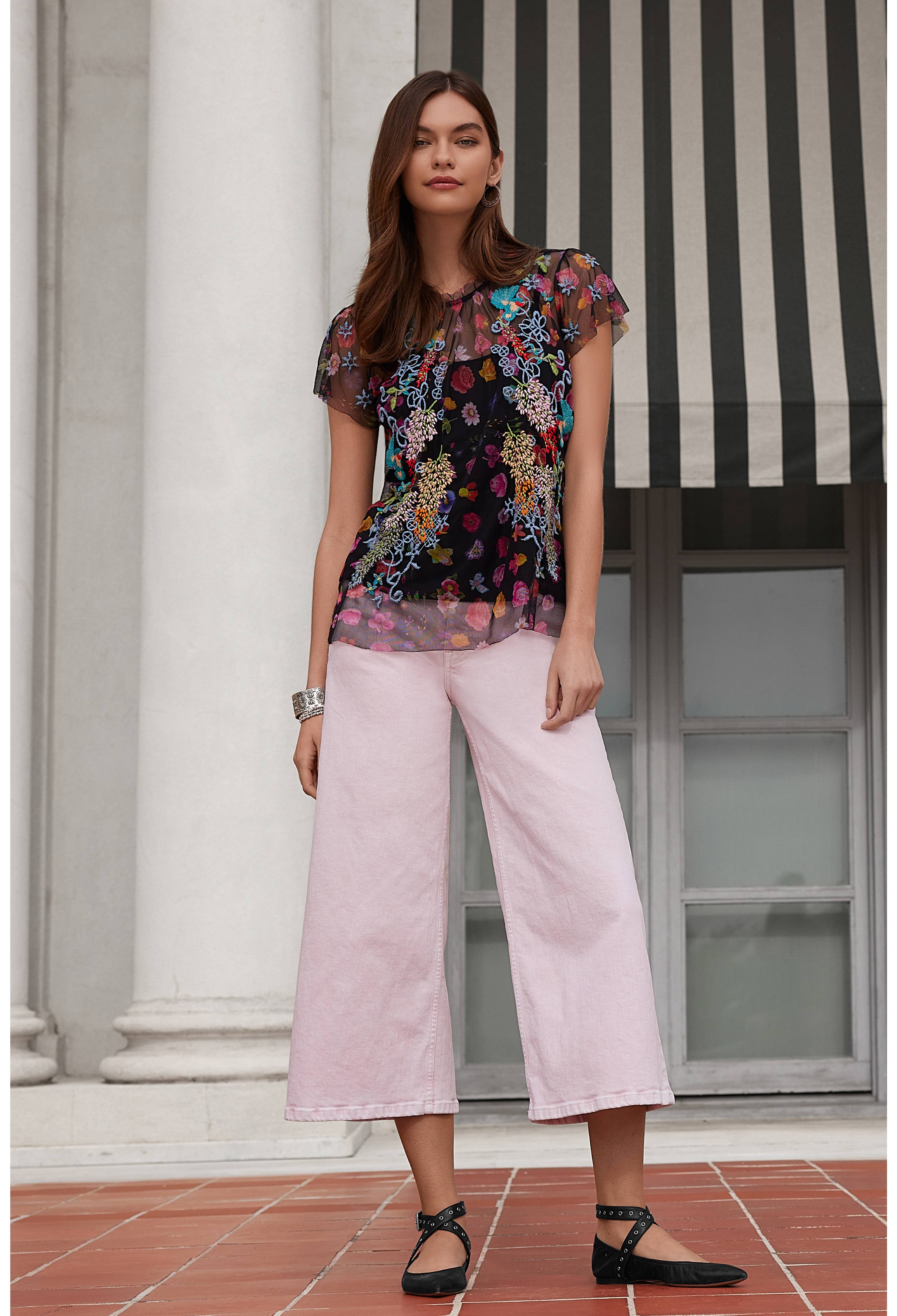 Rheia Mesh Blouse Multi