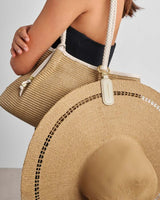 Magnetic Bag Clip Off White