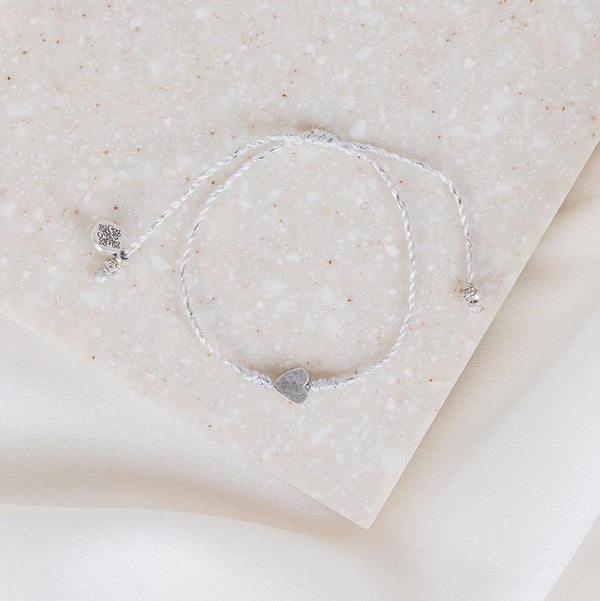 Jesus Loves You Bracelet Metallic Silver