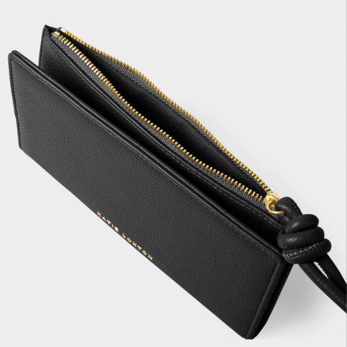 Asha Fold Out Wristlet Black
