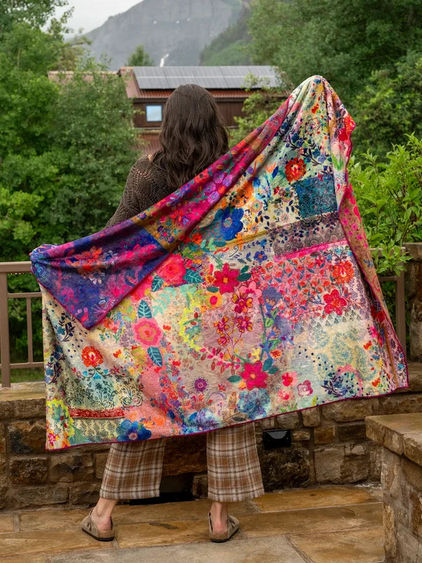 Double Sided Cozy Throw Blanket