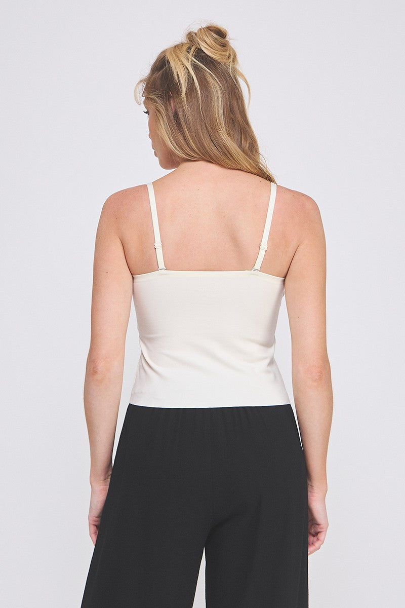 Braided Textured Scallop Edge Lace Bralette Cream