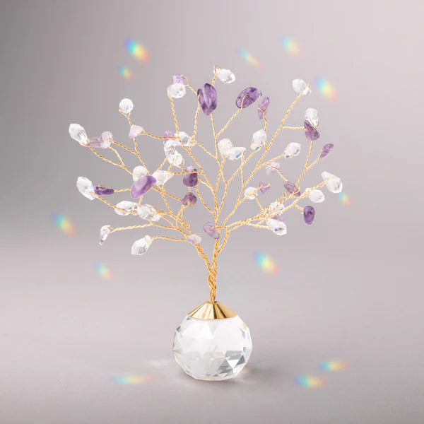 Suncatcher Tree of Life Amethyst