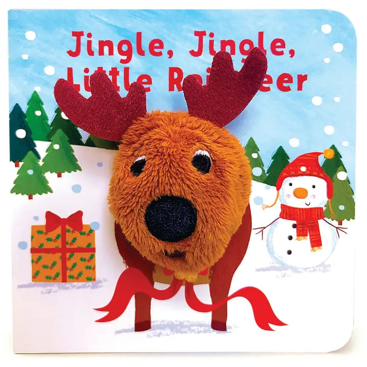 Jingle. Jingle Little Reindeer Finger Puppet Book