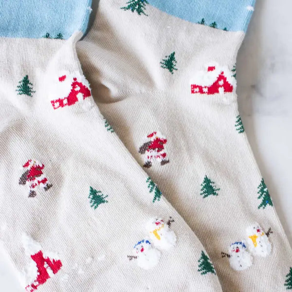 Santa Claus Village Socks