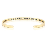 Mantra Cuff Bracelet
